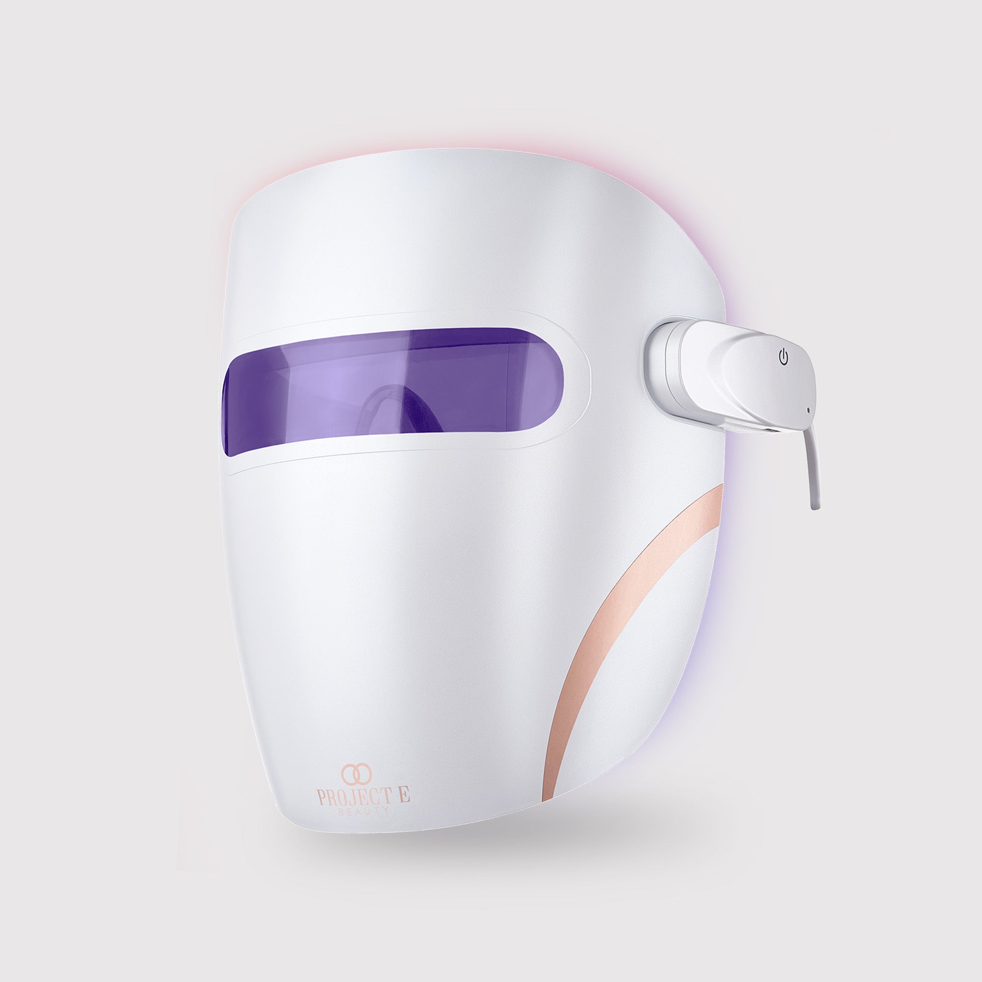 Lumamask Pro LED light therapy face mask showing mask for anti-aging and anti-acne