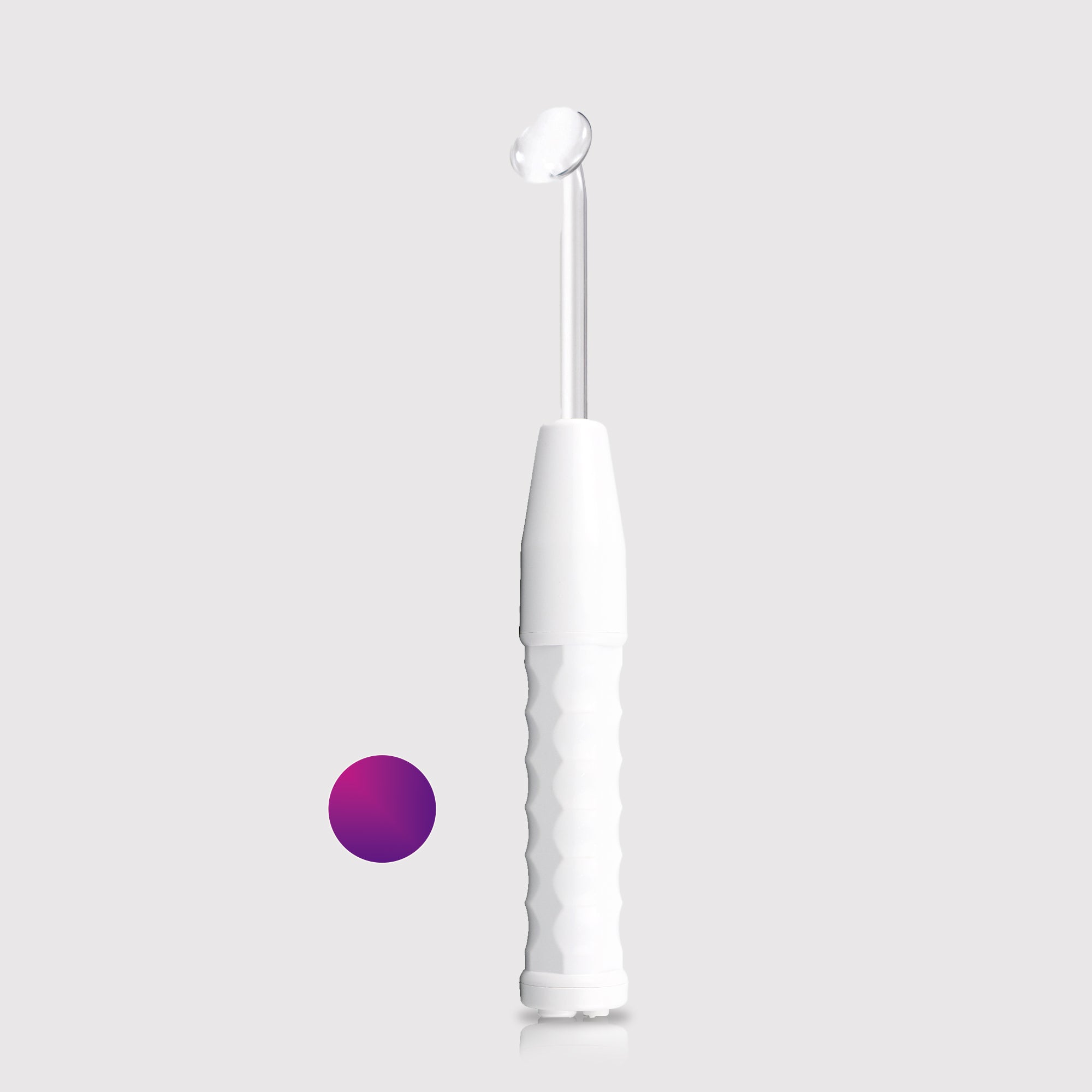 Faisca argon high frequency wand showing device for acne fighting